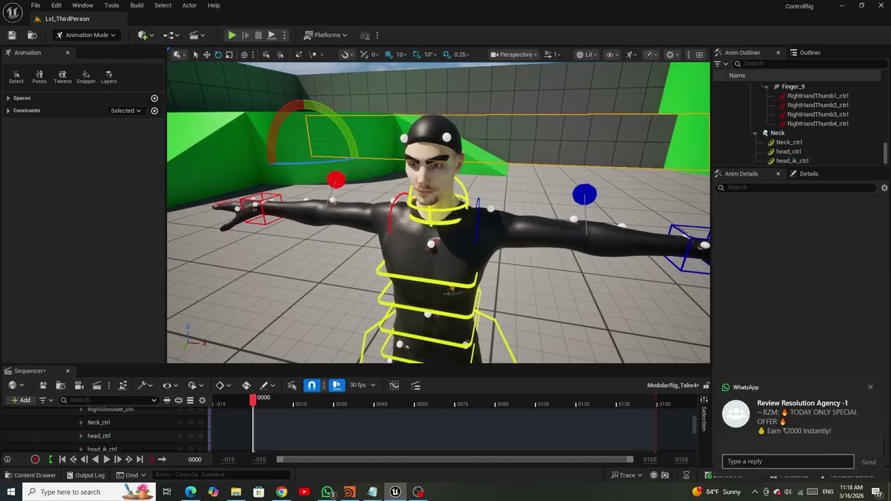 Modular Control Rigs - Unreal Engine 5.6