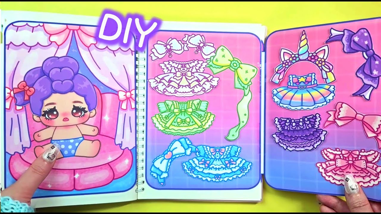 DIY Cute Baby Dress up Printables #paperdiy #papercrafts  #kpopdemonhunters