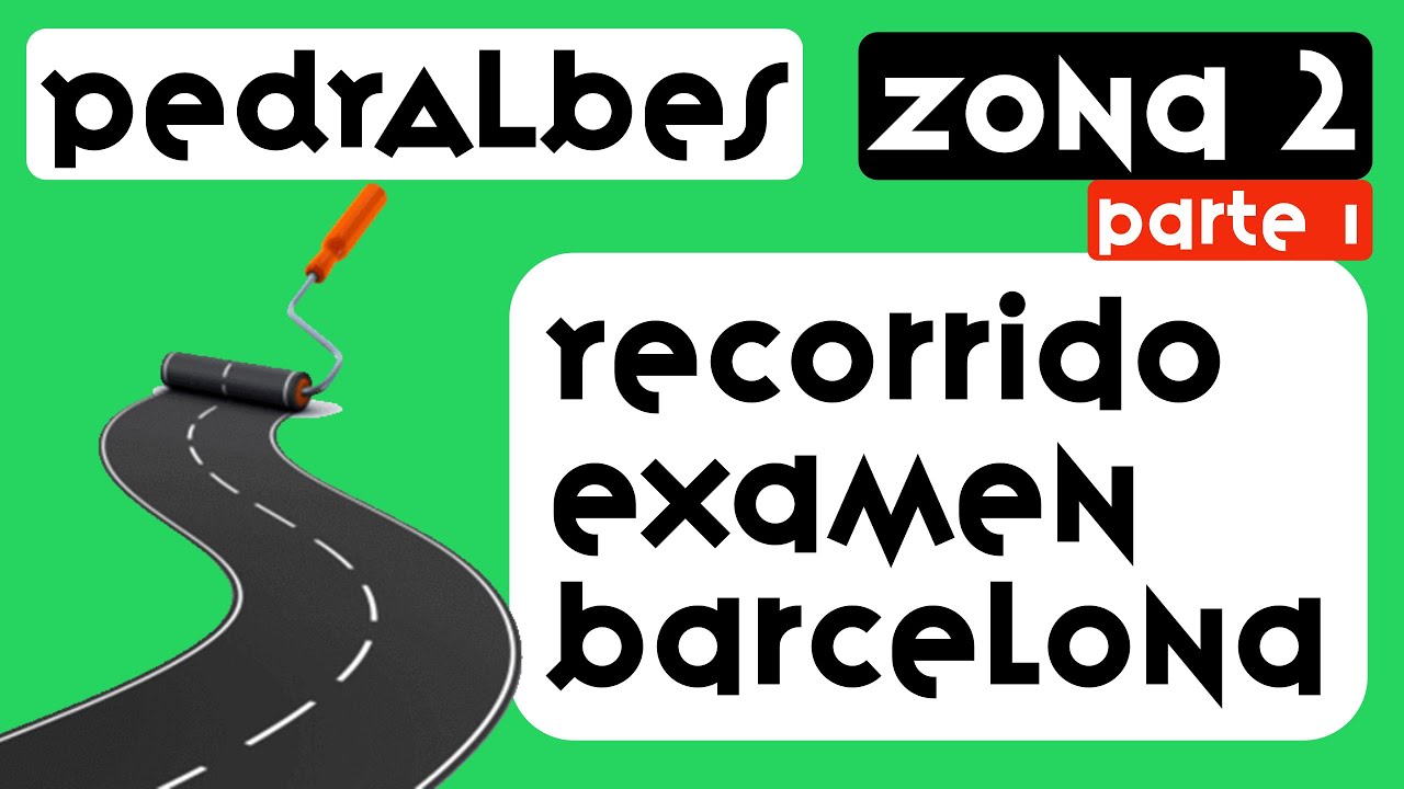 😱 EL ALUMNO SE COMPLICA 😱 RECORRIDO de examen práctico por la zona 2 Pedralbes PARTE 1
