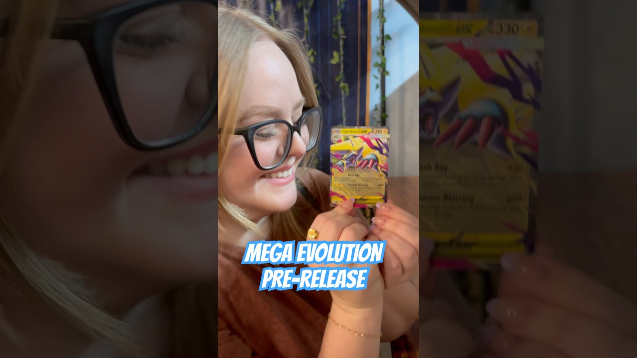 MY FIRST POKEMON PRE-RELEASE EVENT - MEGA EVOLUTIONS! #pokemoncards #pokemontcg #pokemonpacks #tcg