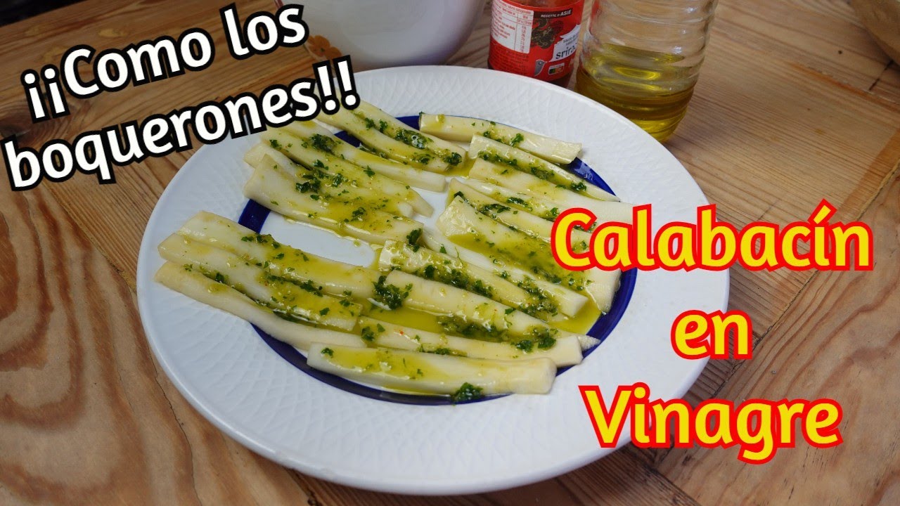 Calabacín en vinagre