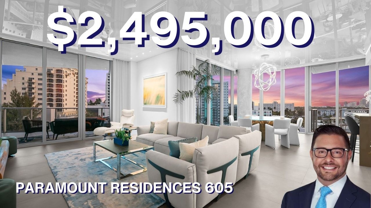 Inside Paramount 605 | Oceanfront Luxury Condo Tour in Fort Lauderdale 🌴
