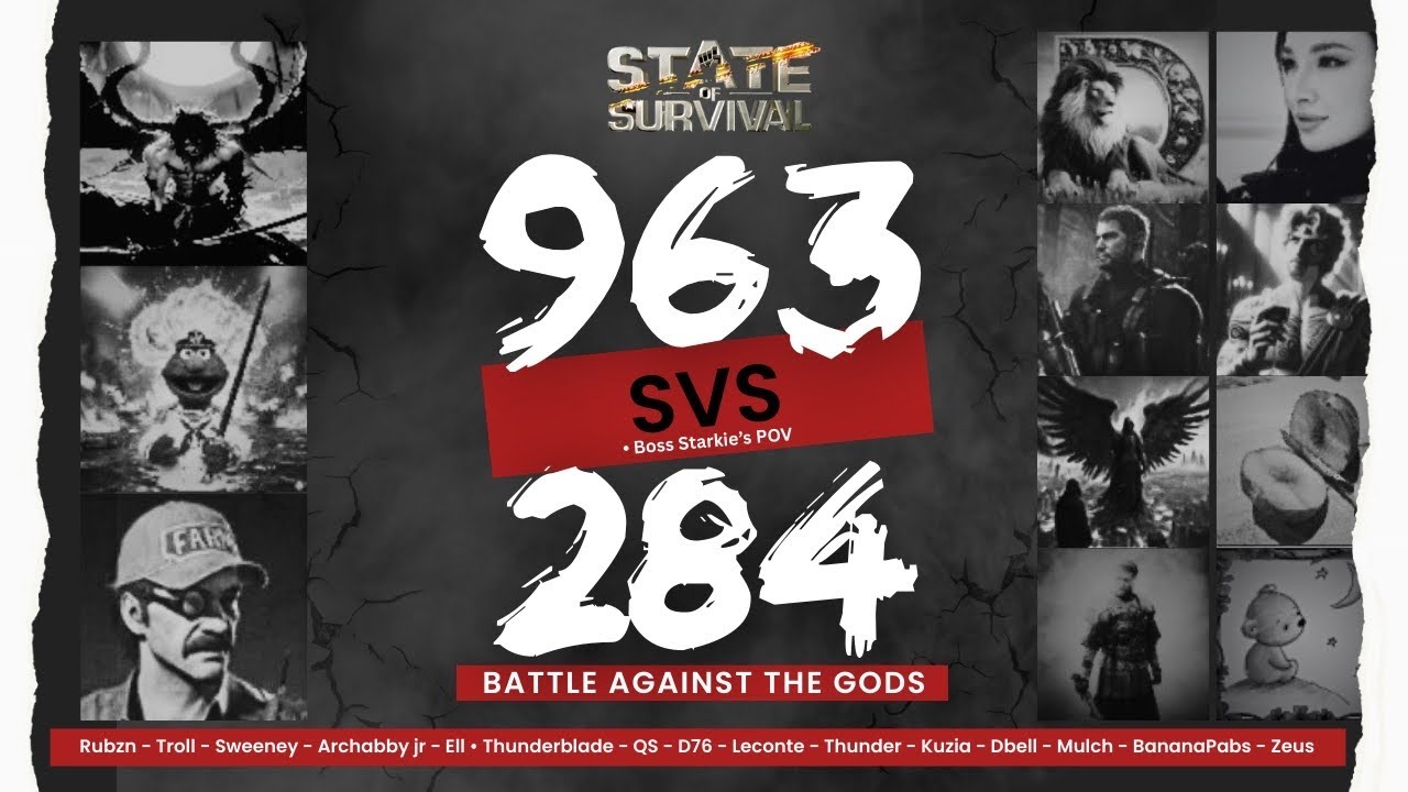 SVS - FIT 963 vs GOD 284 || State of Survival