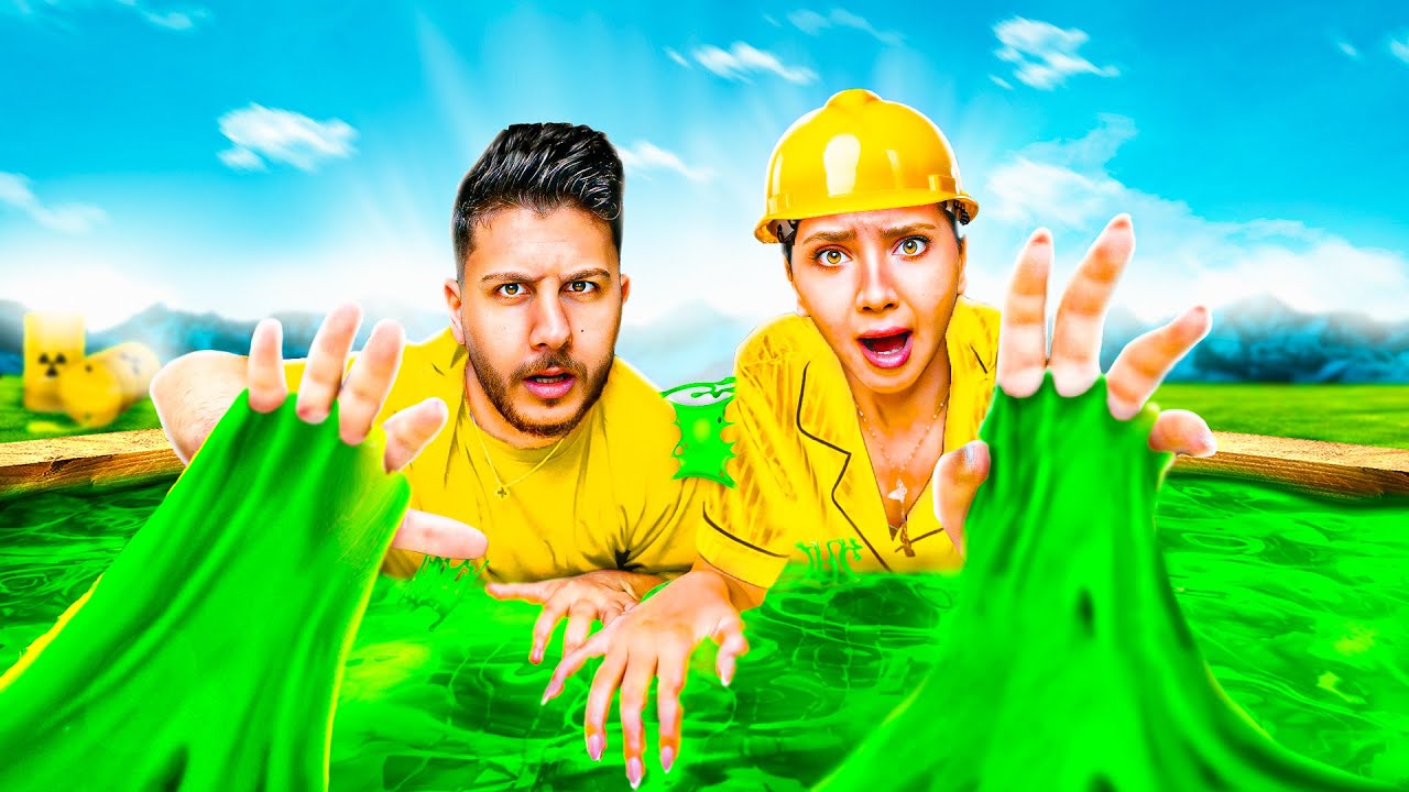 اسرع شخص يمشي على الصمغ يفوز !!🔥تحدي قوي😱