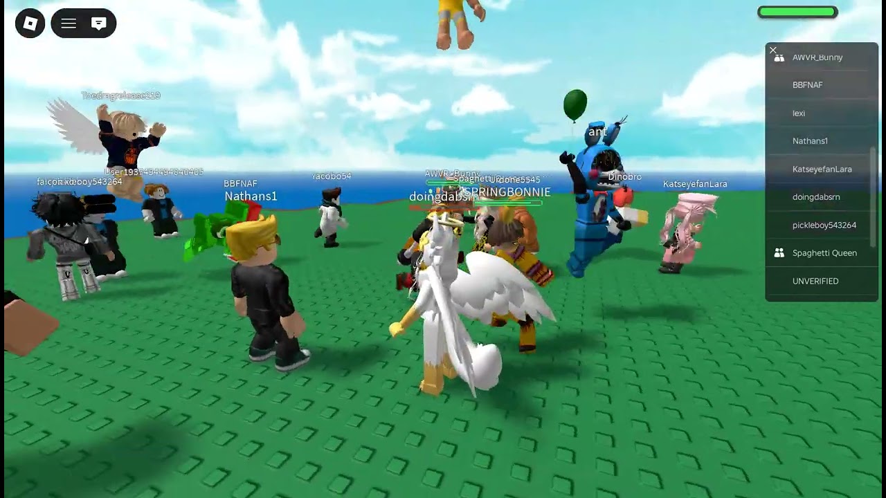 Playing Natural Disaster Survival with my friends @AWVR-Bunny,@CrazyDudesDenver, @SpaghettiQueen1