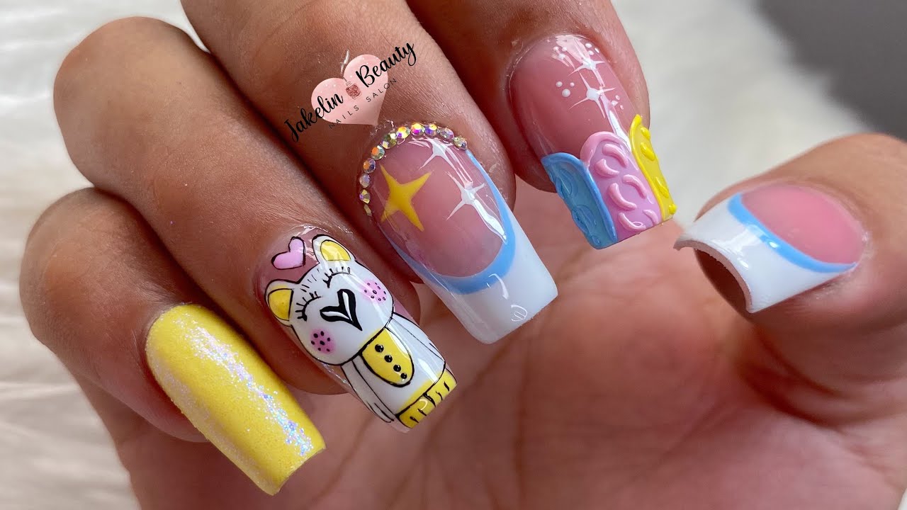 COMO DELINEAR EN LAS UÑAS FÁCILMENTE 💅😻