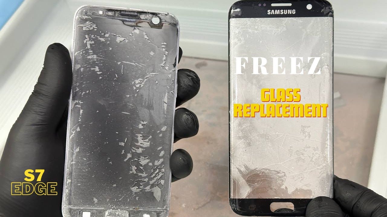 S7 Edge Glass Replacement + Freezing Machine (2024)