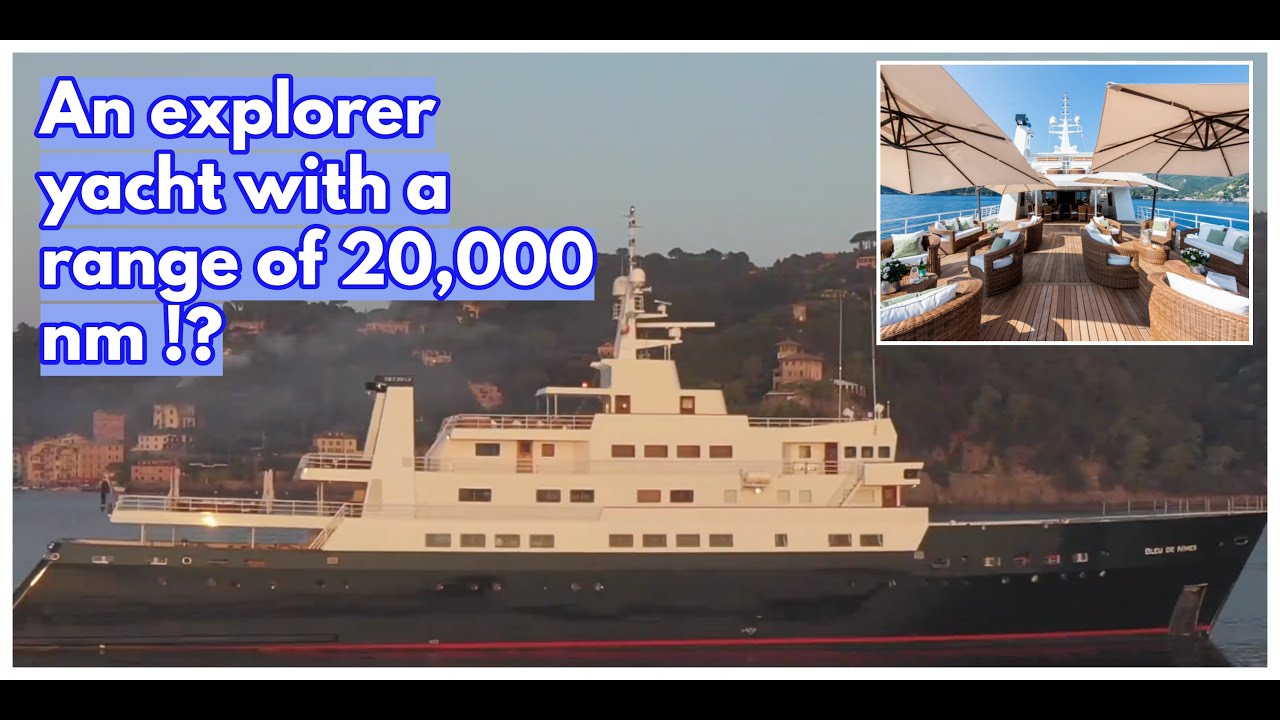 This Royal Navy Ship Turned Luxury $54m Explorer Superyacht Has A Range Of 20,000nm!