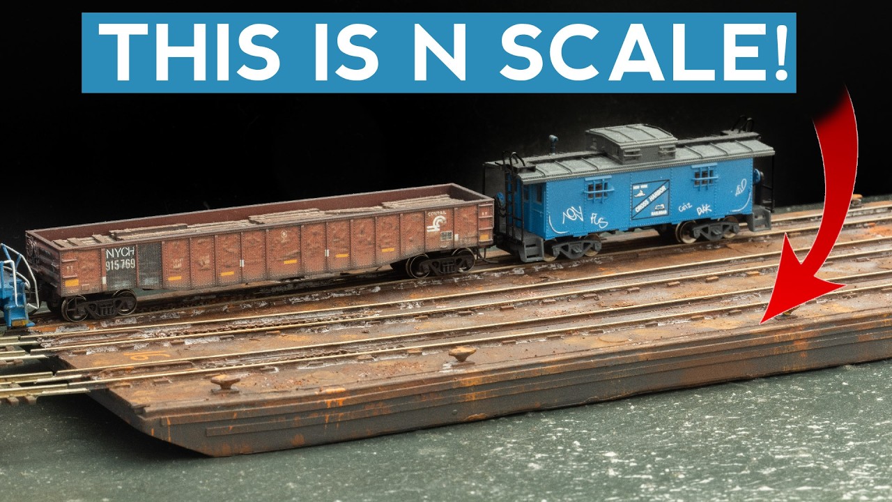 N Scale Car Barge