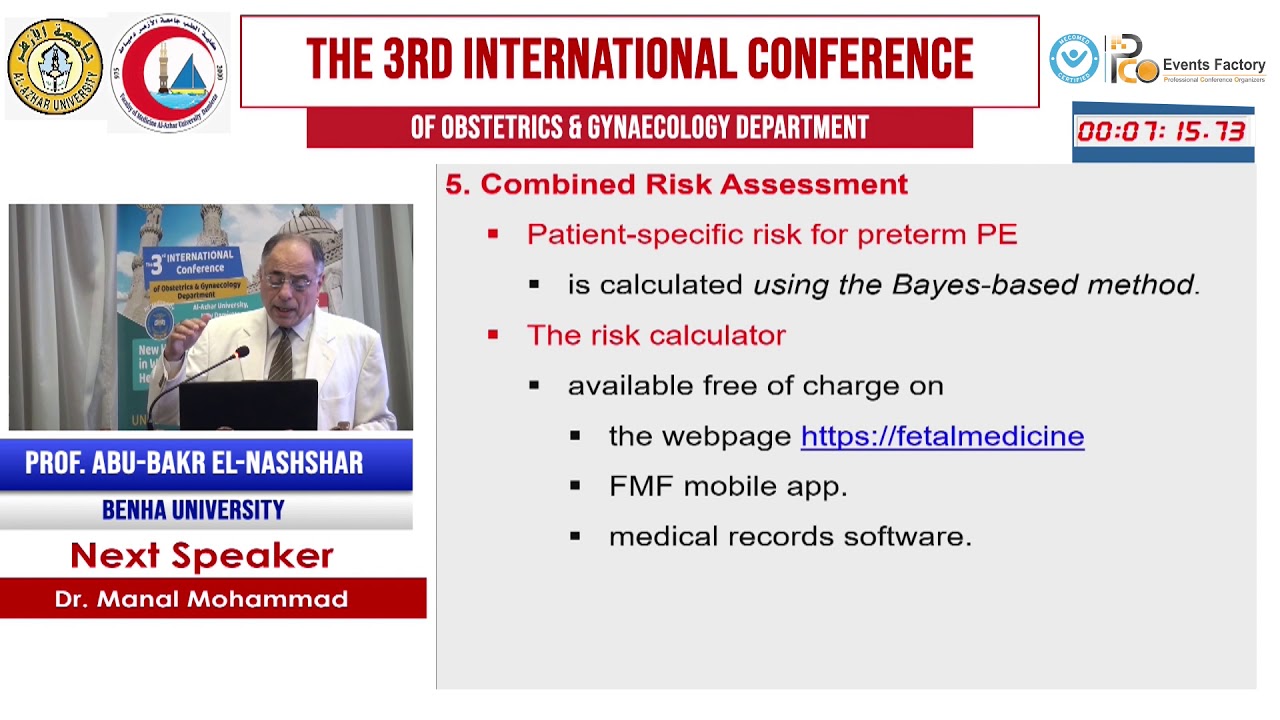 Frist Trimester Screening & Prevention of PET Figo, 2019