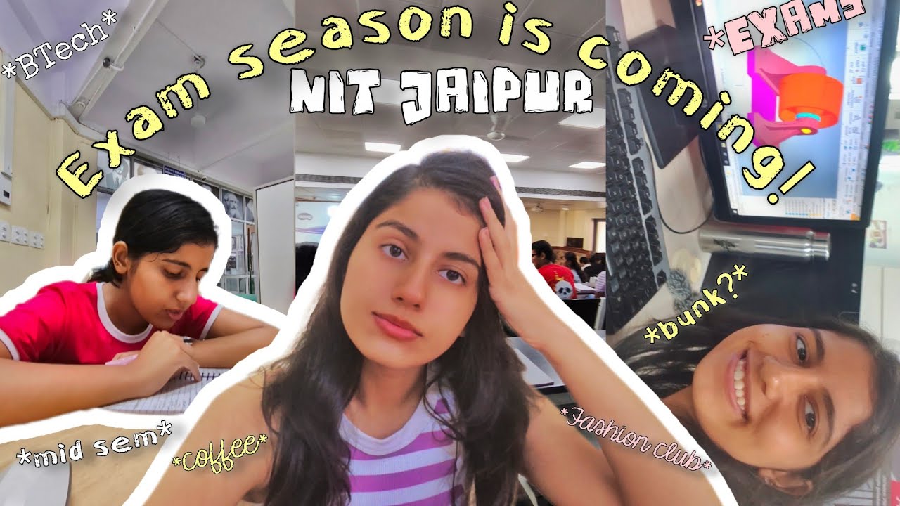 A day in the life of a NITian ft. Bunk |Exams NIT Jaipur #nit #iitjee #vlog #exam 