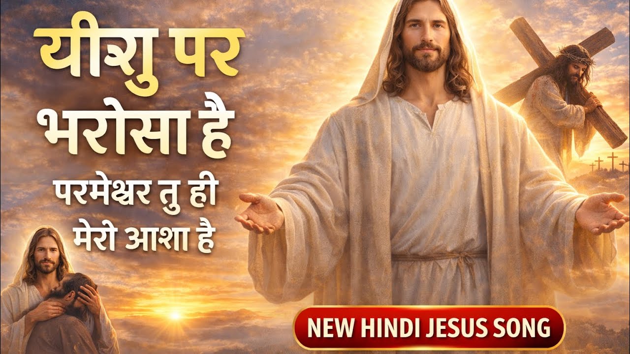 👉 यीशु पर भरोसा है | New Hindi Jesus Worship Song | Peaceful Prayer