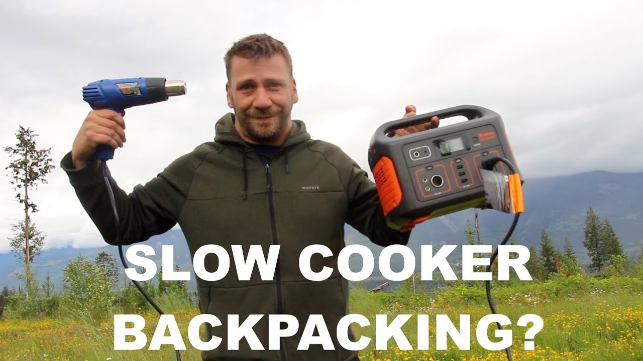 Jackery Explorer 500 Portable Power Station Review With Hairdryer & Slow Cooker On A Hiking Trip?