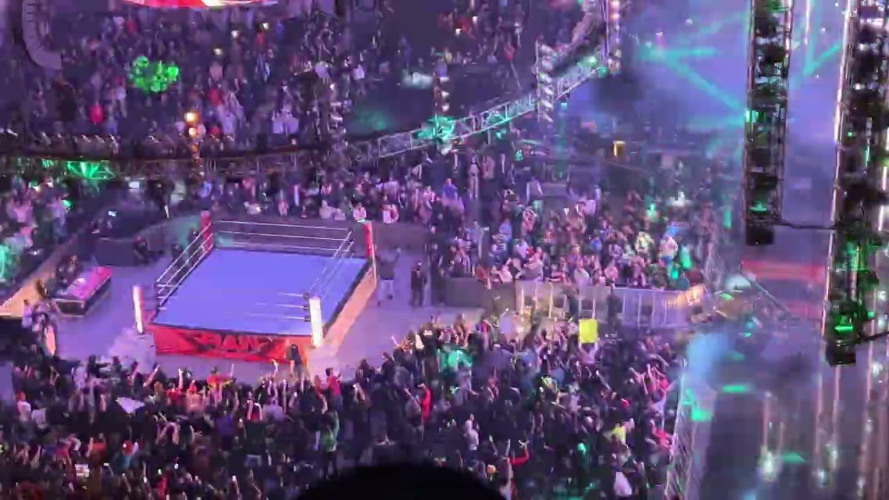 DX (D-Generation-X) live 25th anniversary entrance - WWE Monday Night RAW - Oct. 10