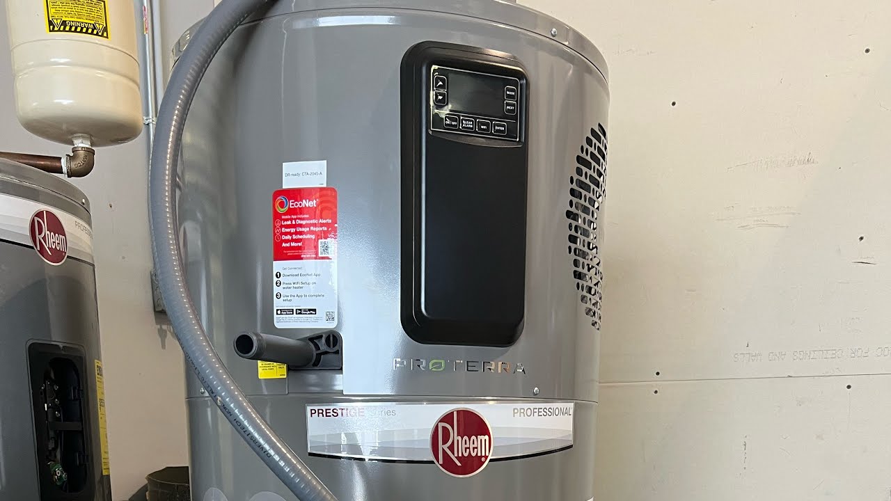 Rheem hybrid upper thermistor access