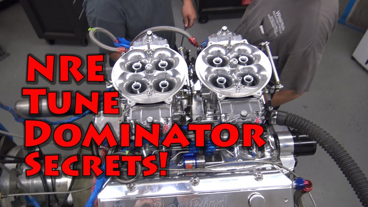 NRE Dominator Secrets! explained!  Double Dominator 1442  HP Nitrous 632 BBC.