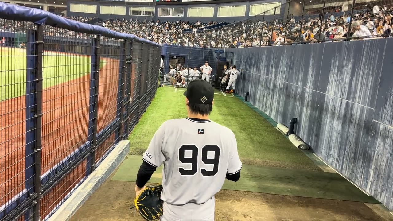 2024.7.31 京本眞 ブルペン投球