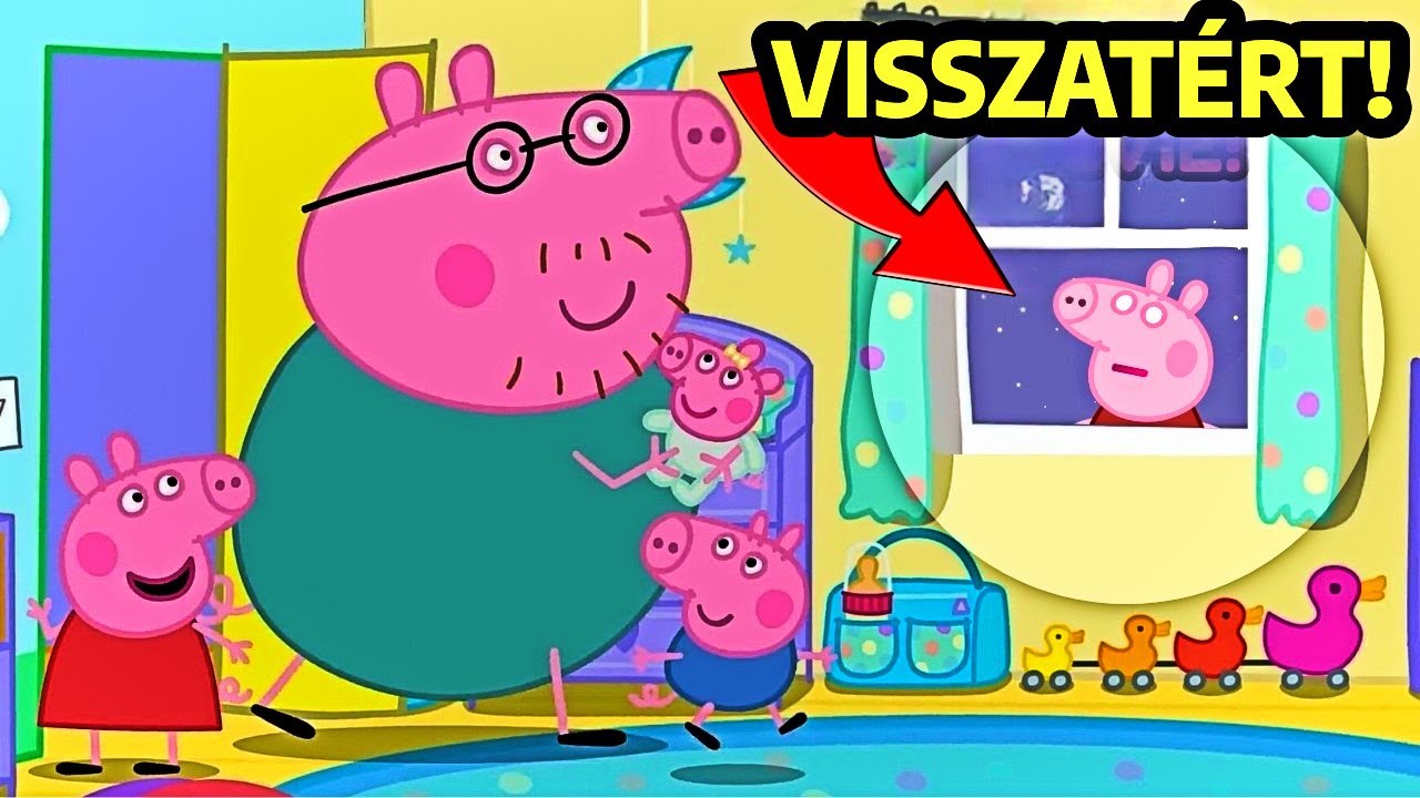Őt senki nem vette &eacute;szre... Peppa Malac elm&eacute;letek 🐷