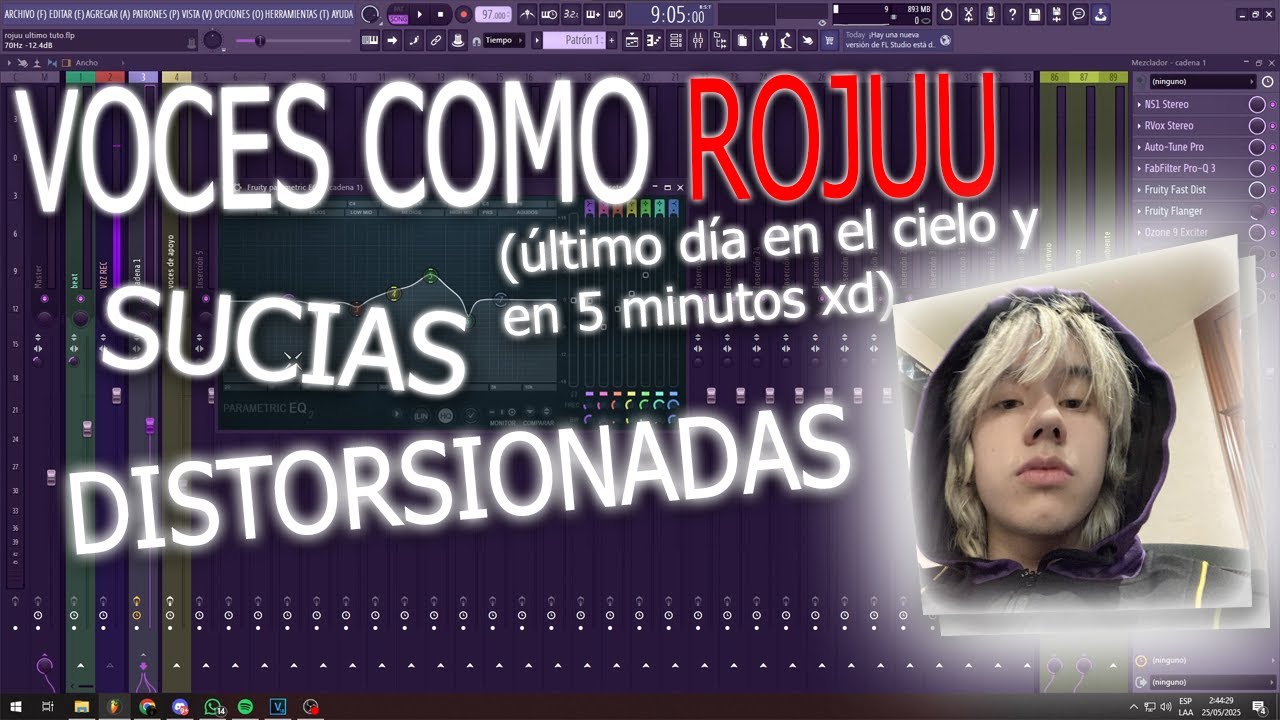 COMO MEZCLAR VOCES ESTILO ROJUU (salsa valentina, voces sucias)