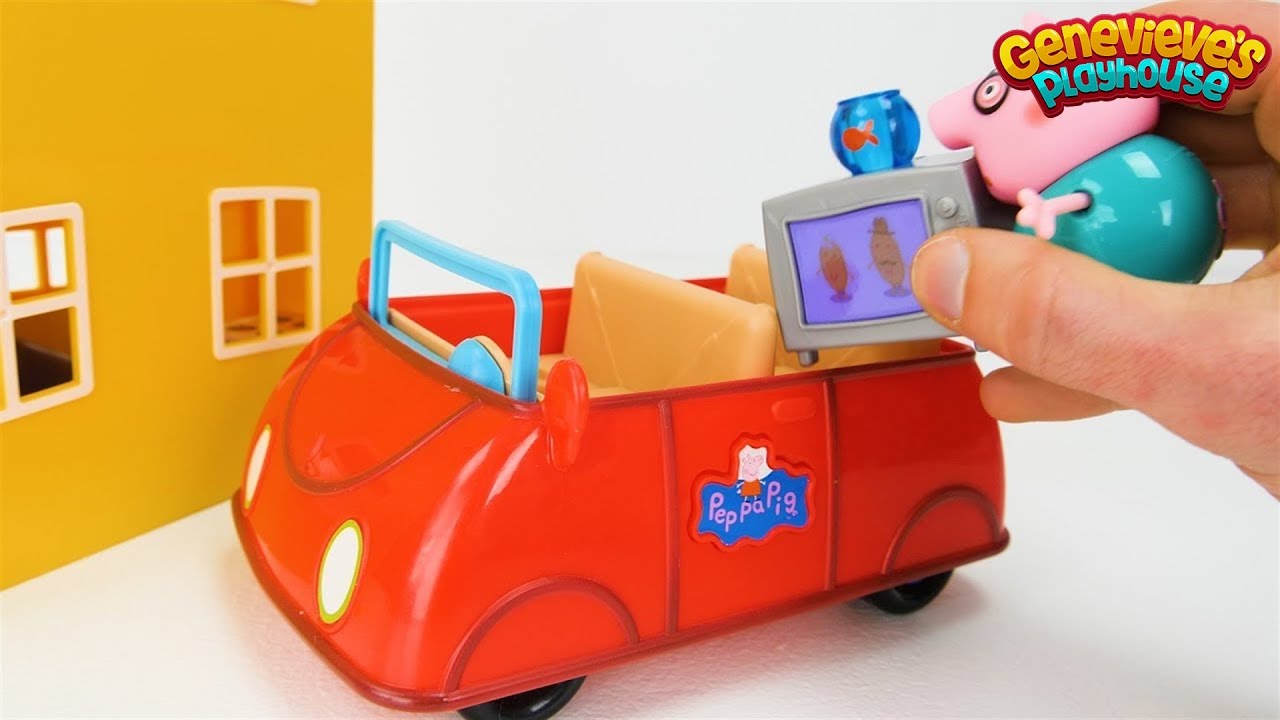 PEPPA PIG получает новый игрушечный домик в этом обучающем видео для детей!