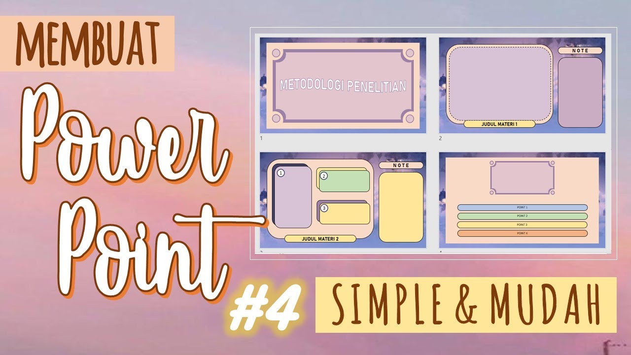 Membuat Power Point #4 || Free Template ♡