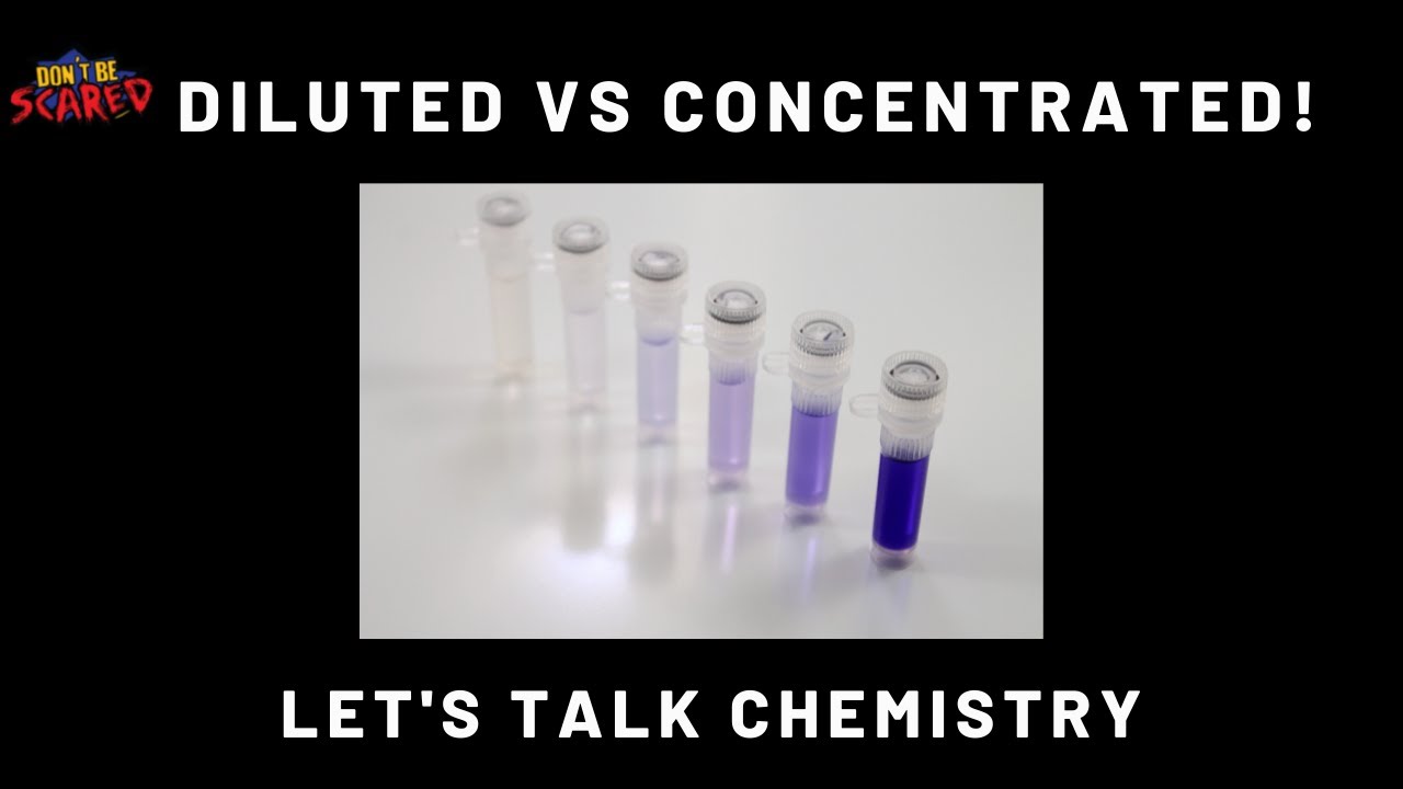 The Difference between Diluted Solutions and Concentrated Solutions