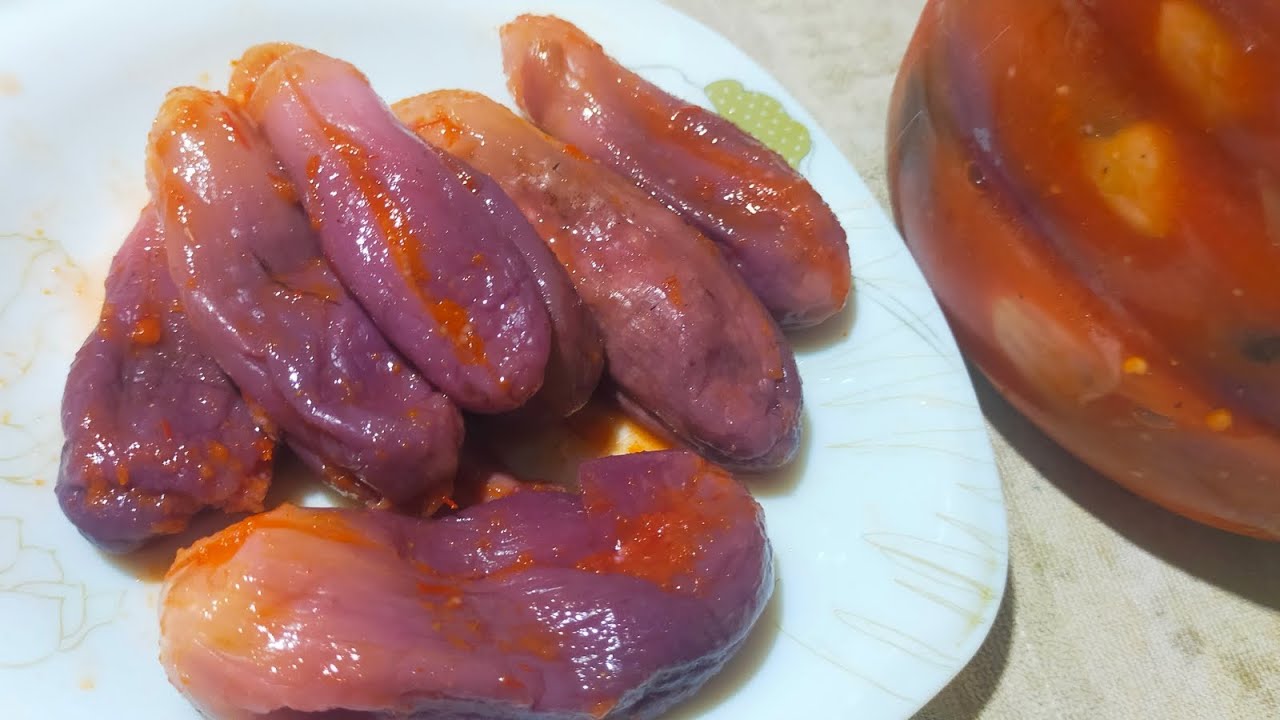 ديت مش مخللات دي حلويات😋❗ تمليح الباذنجان بطريقتي السحرية 😻💗