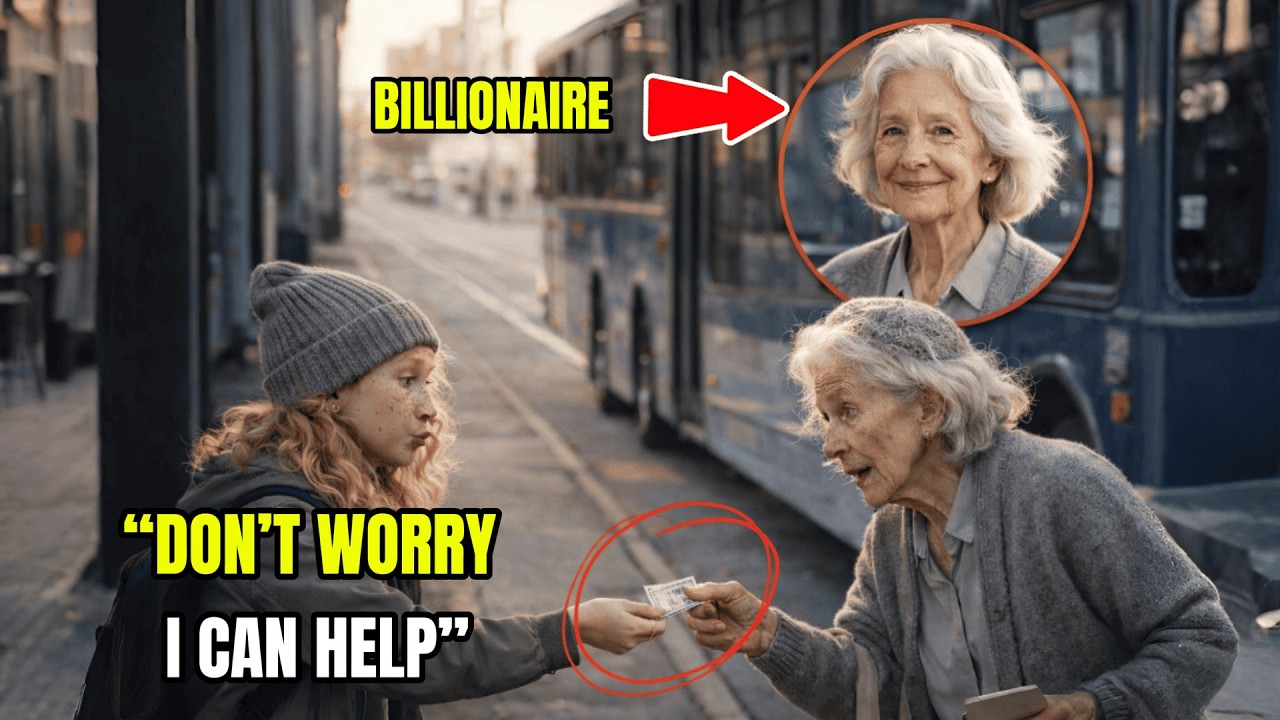 Maid’s Daughter Paid Bus Fare for Old Woman — Not Knowing She Was a Billionaire