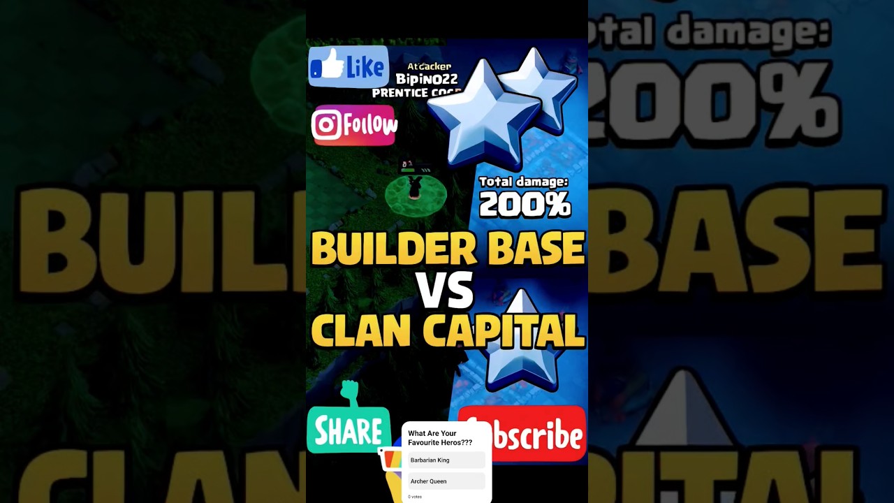 Mafia Night Witch Attack Vs Builder Hall #clashofclans #om #coc #cocbases #cwl #shorts #shortslive