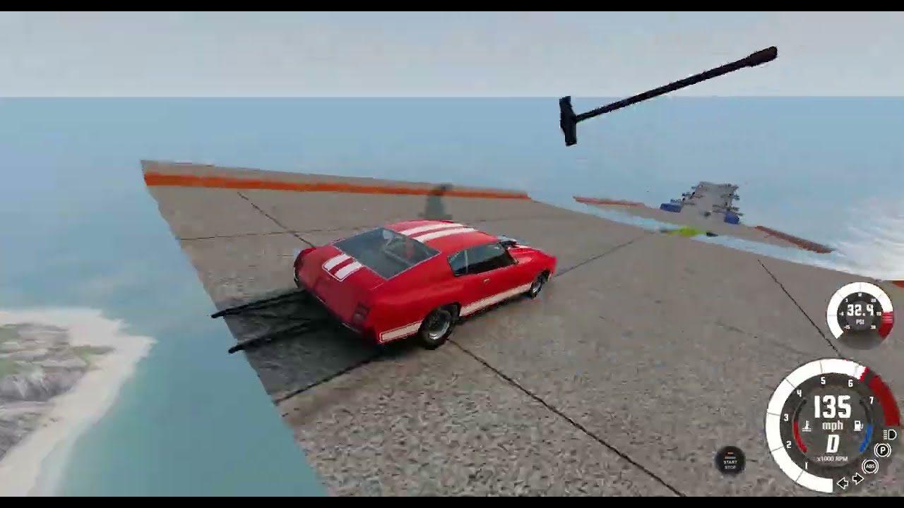 👉 BeamNG.drive Survival Test #3 | 100% vs 1% – Hammer Ramp Chaos!