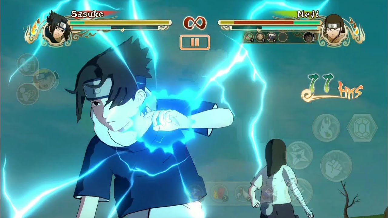 Naruto Ultimate Ninja Storm Mobile - Sasuke Simple Combo