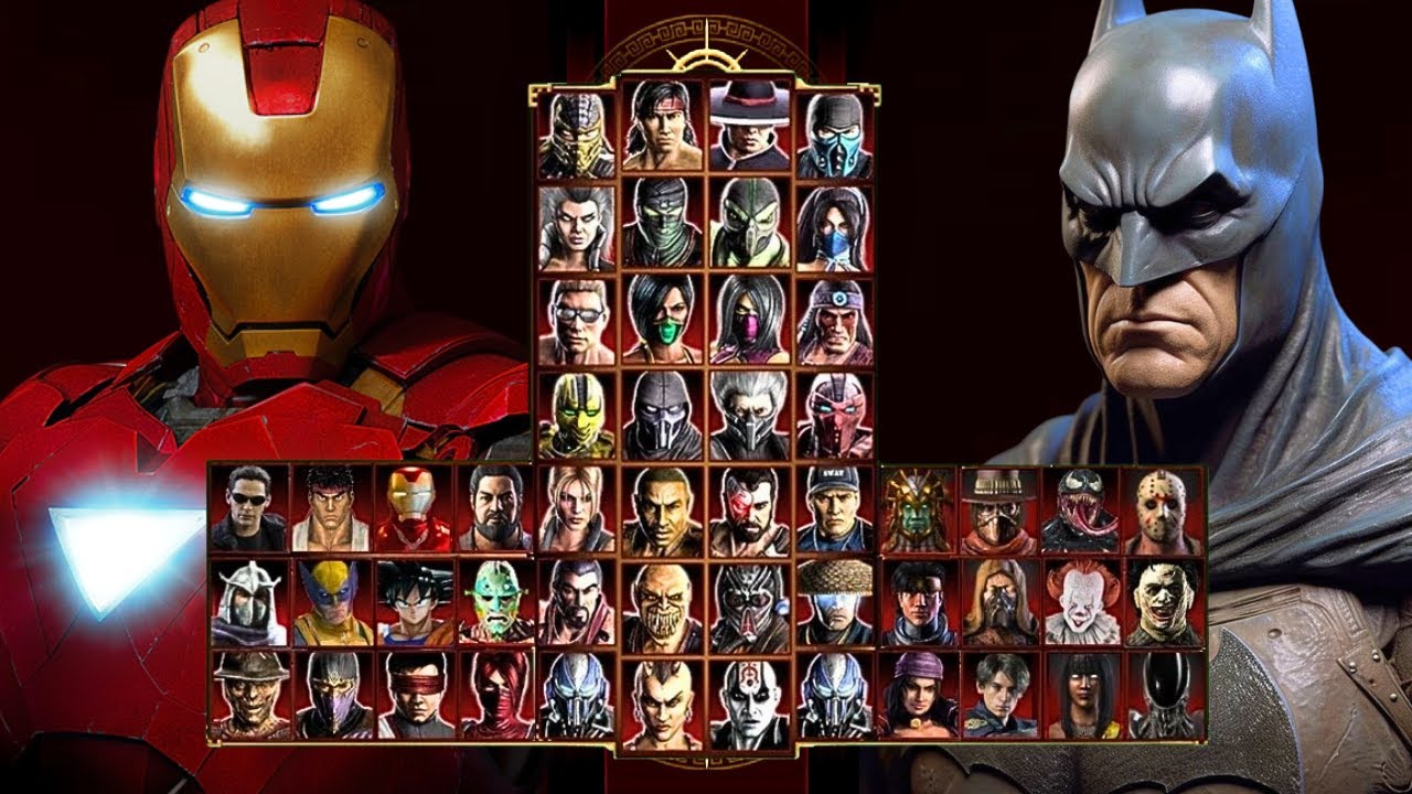 Mortal Kombat 9 - IRON MAN 🤖 & BATMAN 🦇 - Expert Tag Ladder - Gameplay @(1080p) - 60ᶠᵖˢ ✔