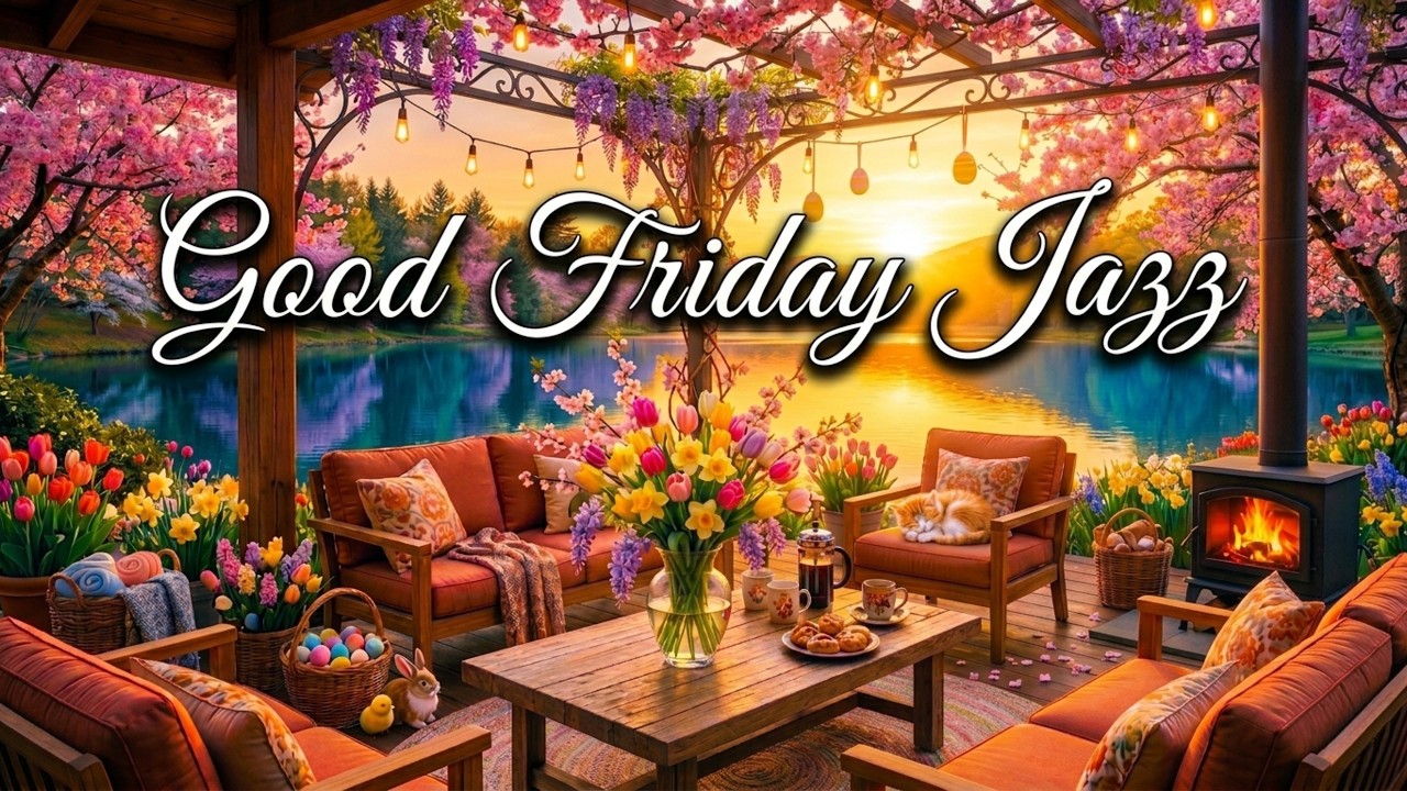 Good Friday Jazz 🐣🌸 &ndash; Calm Spring Morning & Peaceful Piano Music & Guitard 🎶