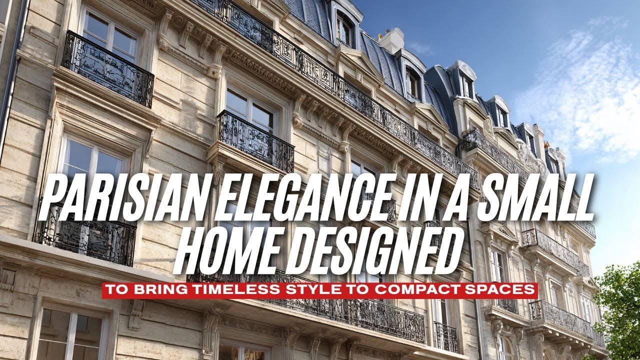 Parisian Elegance in a Small Home Designed to Bring Timeless Style to Compact Spaces
