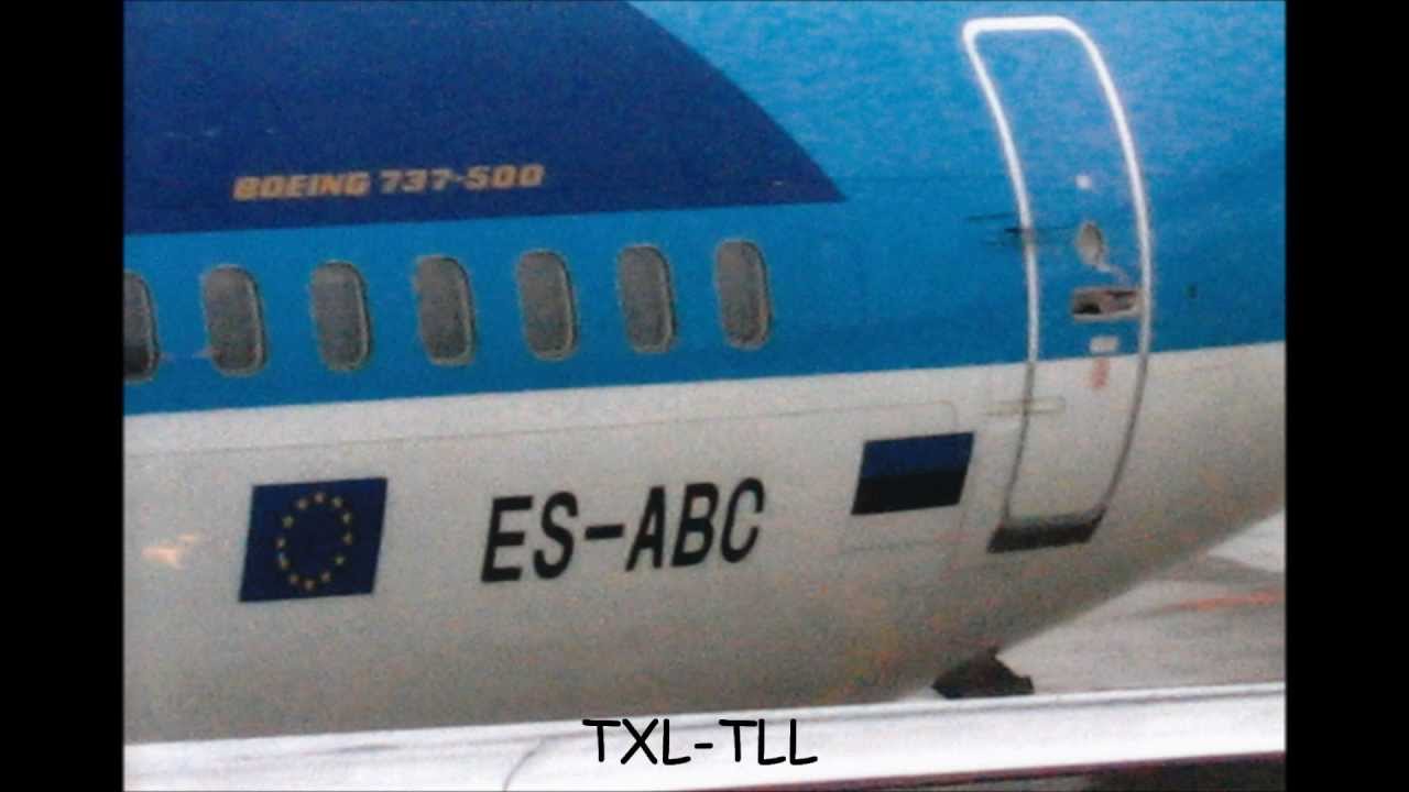 My flight memory of Estonian Air Boeing