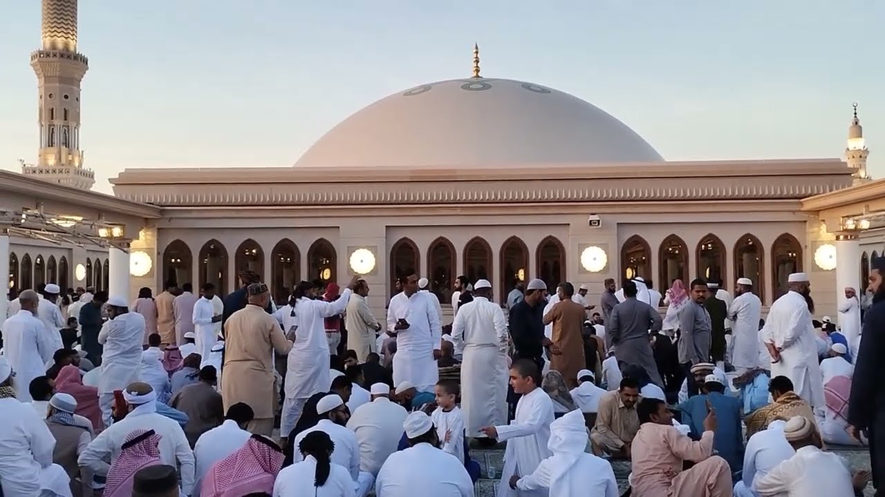 #مسجد #نبیﷺ #عید الفطر#وقت #madinahalmunawwarah