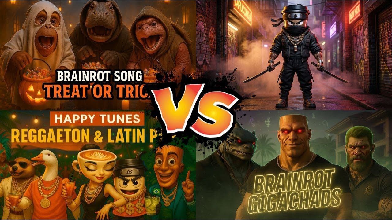 BARINOT NEW SONG 🆚BARINOT HAPPY TUNES 🆚 BARINOT HALLOWEEN 🆚 BARINOT GIGACHADS