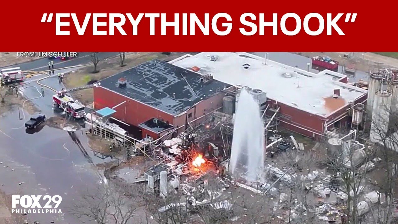 NJ explosion: Residents react after building explosion in Logan Twp.