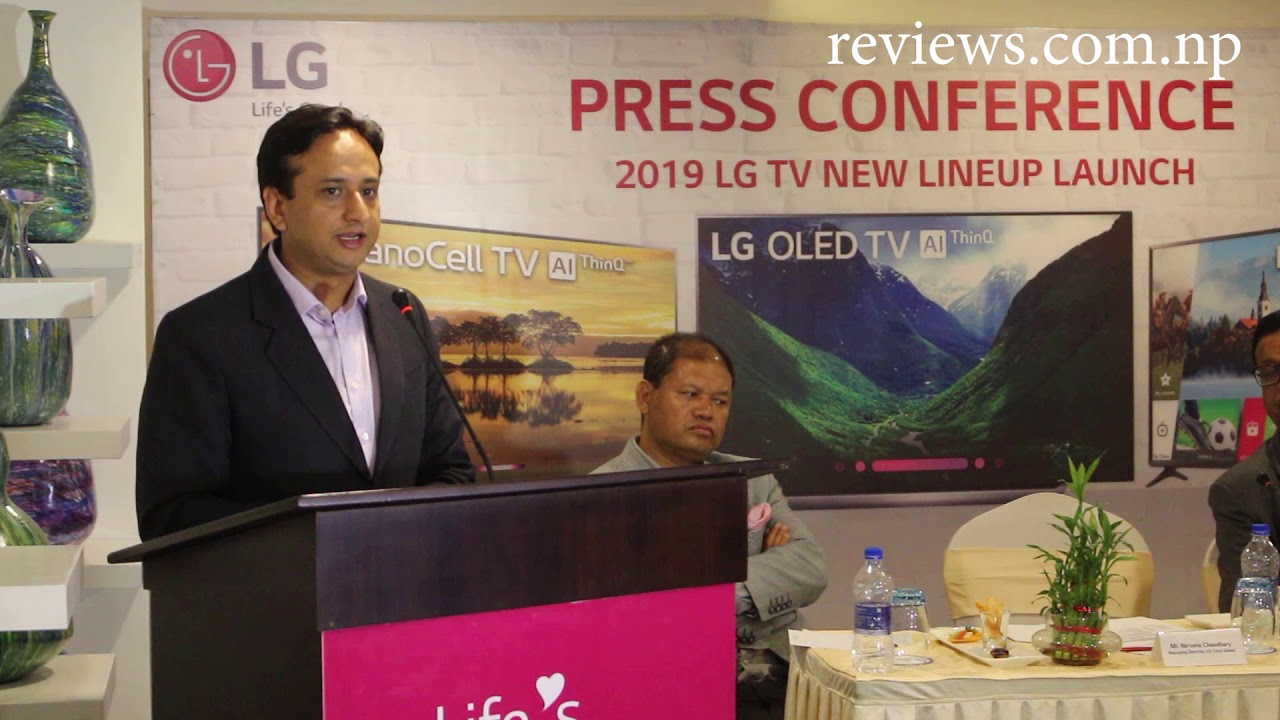 LG Nepal unveiled three new AI based Smart TVs