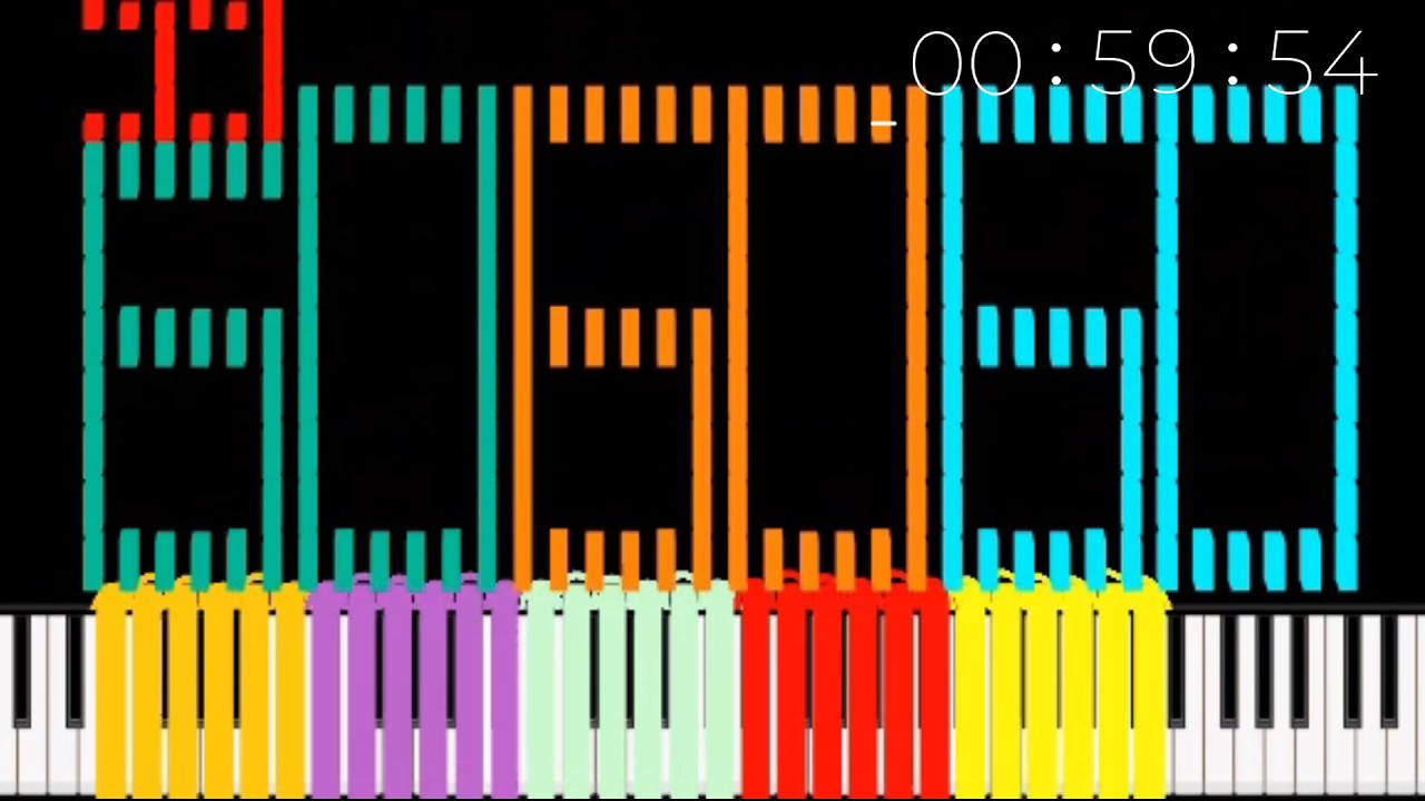 1-Minute Countdown on Piano | Musical Chaos