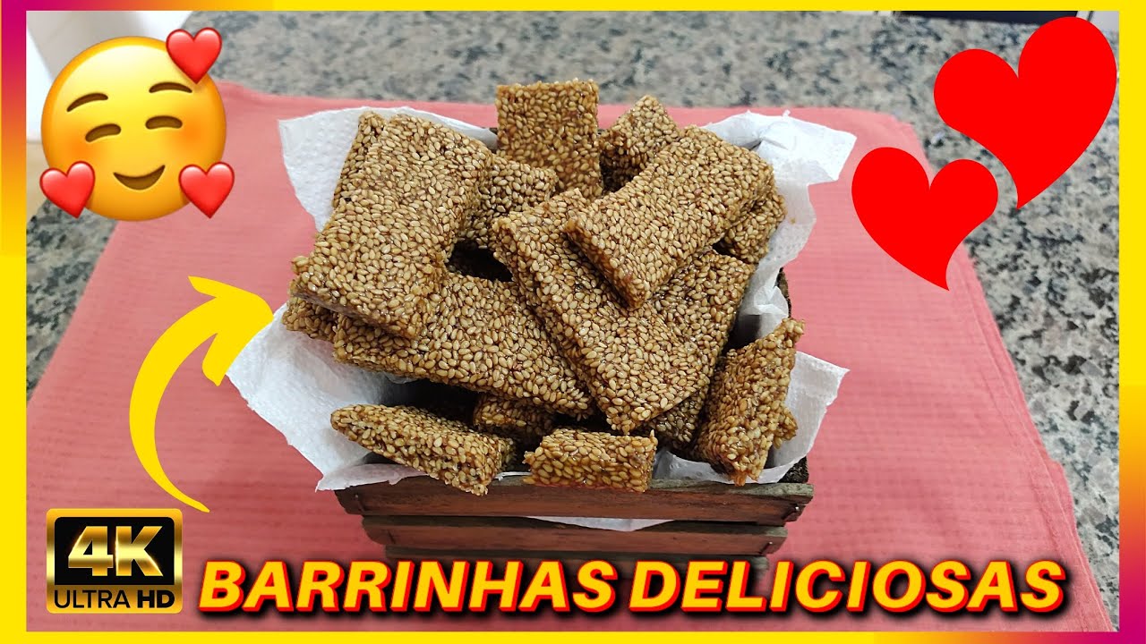 Barrinhas de gergelim