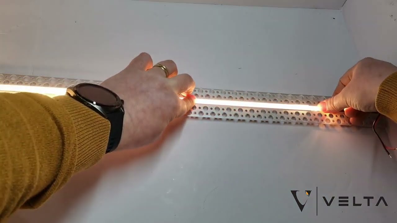 Prezentare Profil LED Rigips Super Slim pentru tavan sau perete