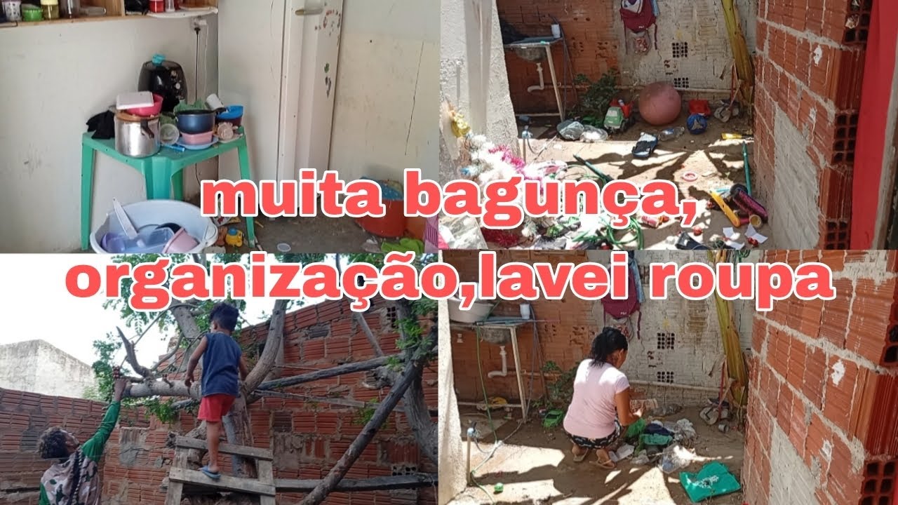 MUITA BAGUNÇA 🤦 ORGANIZAÇÃO NA CASA🌸LAVEI ROUPA