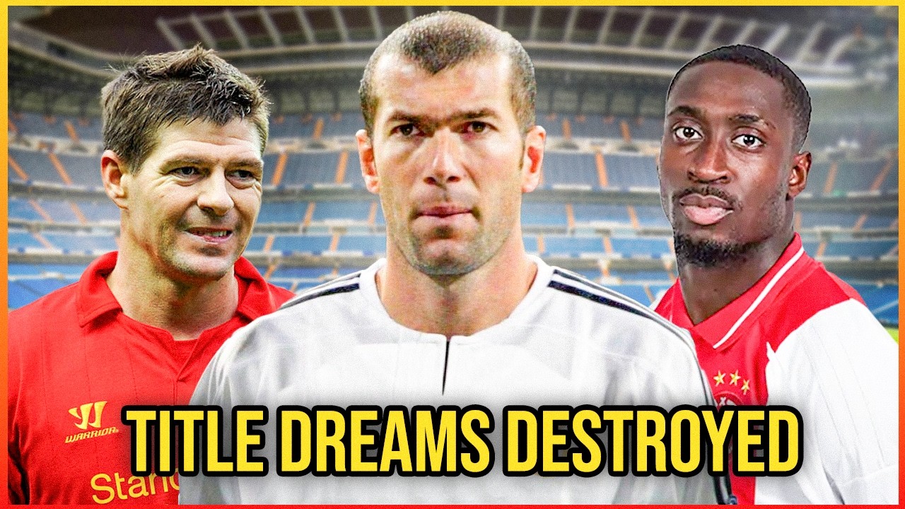 The BIGGEST Title Collapses in Football History!