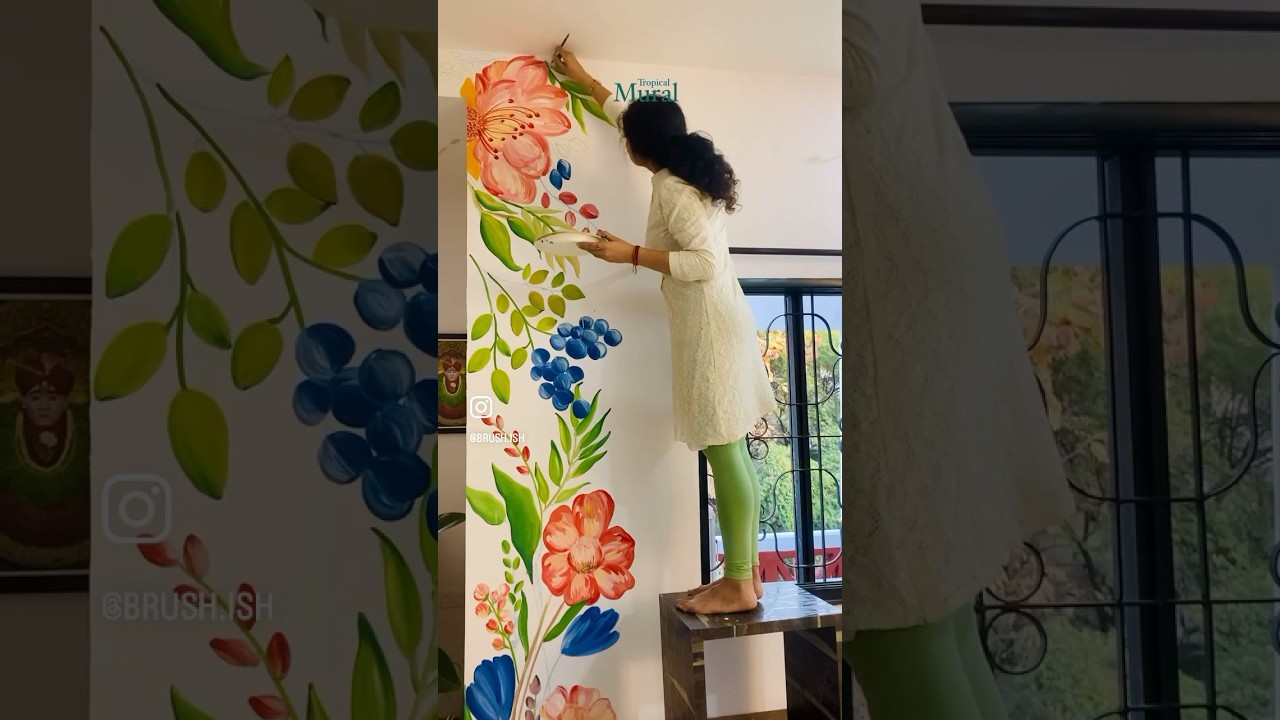 Another day another mural #muralartist #wallmural #wallpainting #artist #painting