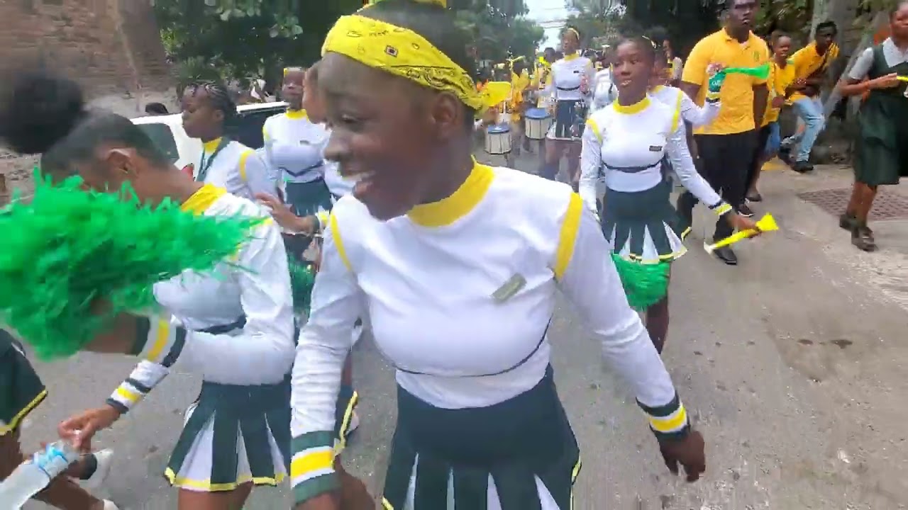 St Jago High School SCQ Champions New Marching Band 2023 Celebrations In Spanish Town