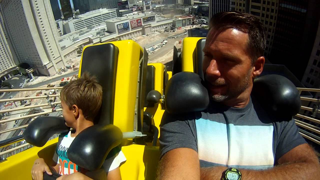 riding New York - New York Roller Coaster Las Vegas 2015  uncut