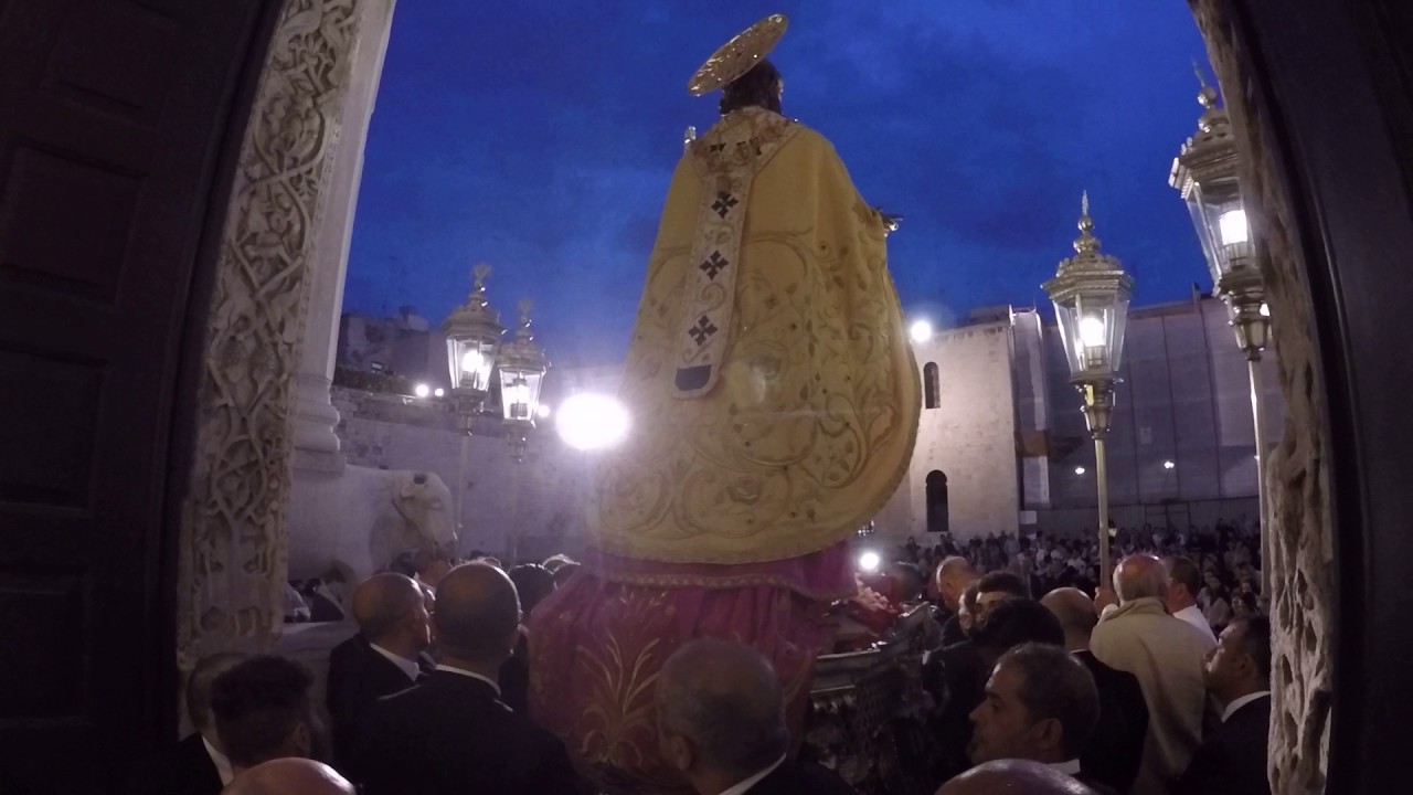 XXV Processione con la Statua di San Nicola 15 maggio 2017 Bari Vecchia