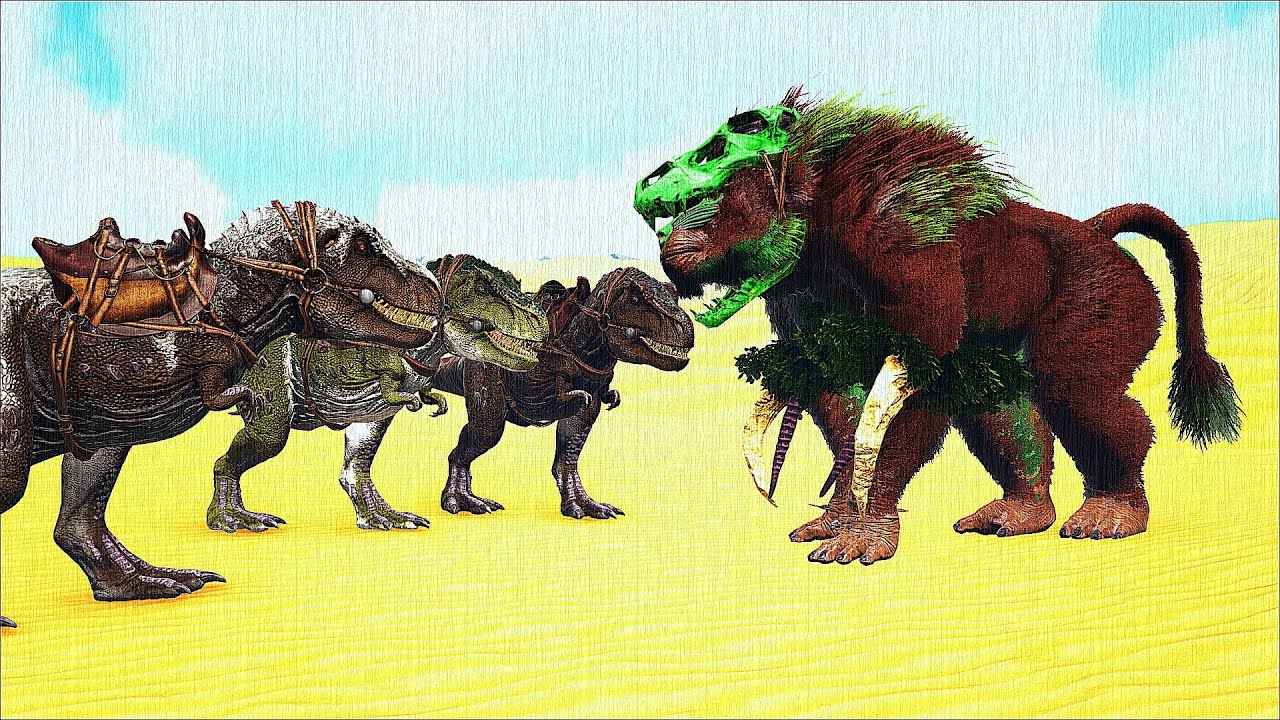 Ark türkçe Dinopithecus King(BOSS) Kesimi | ARK Survival Evolved Lost Island MODLU | FINAL
