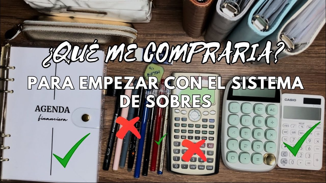¿Qué me compraría para empezar en el sistema de sobres?📓🖊️